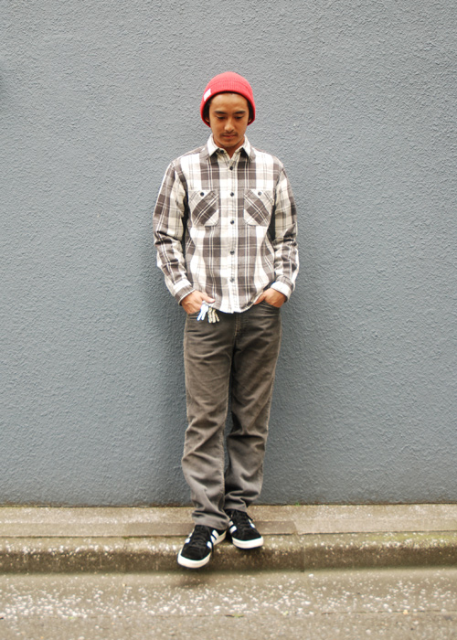 スタンダードカリフォルニア ネルシャツ Standard California Heavy Flannel Check Shirt delivery